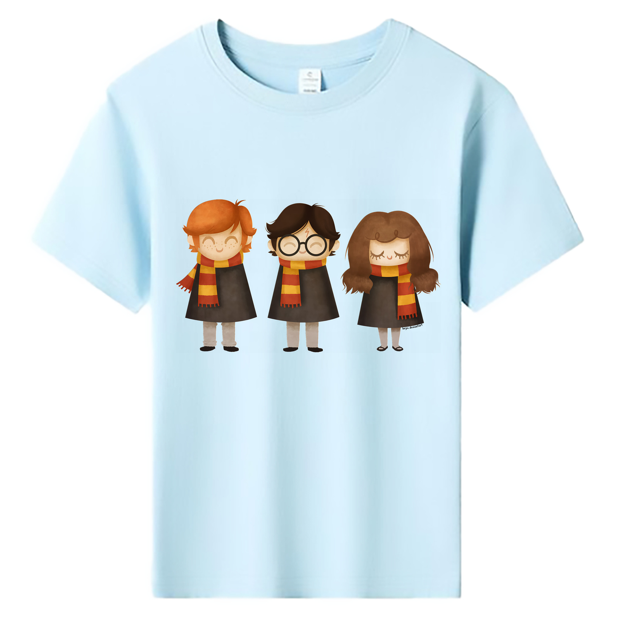 （画像用） Harry Potter ハリー・ポッターシリーズ 綿100％キッズTシャツ（フロントプリント）